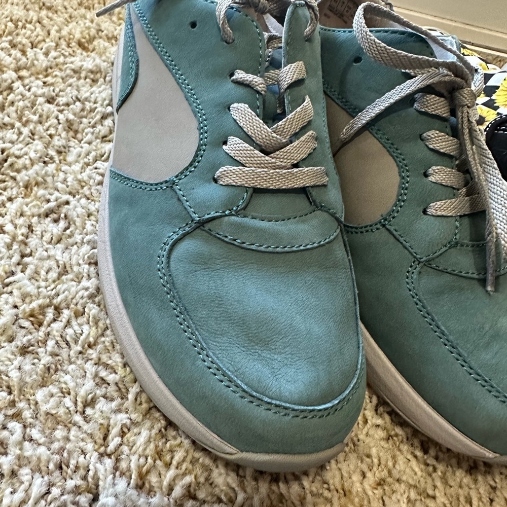 Rockport Women's Blue and Gray Suede Like Sneakers - Picture 6 of 6